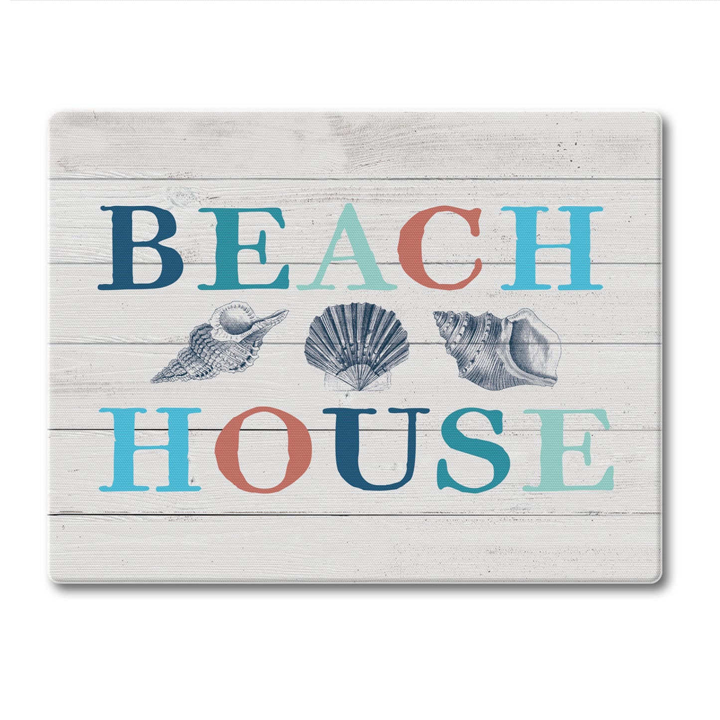 CounterArt Beach House 3mm Tempered Glass Cutting Board 10” x 8” Manufactured in the USA