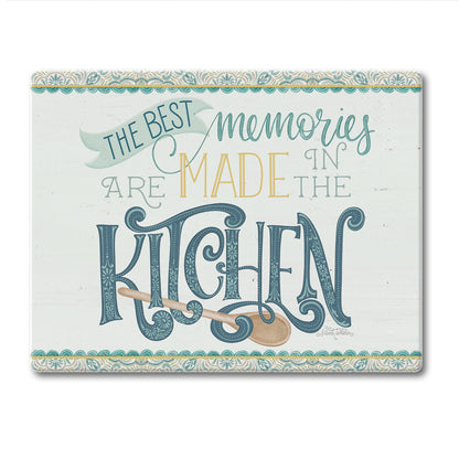 CounterArt Love To Cook 3mm Tempered Glass Cutting Board 10” x 8” Manufactured in the USA