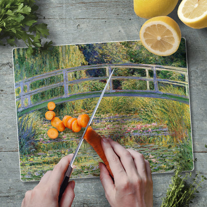 CounterArt Footbridge 3mm Tempered Glass Cutting Board 10” x 8” Manufactured in the USA