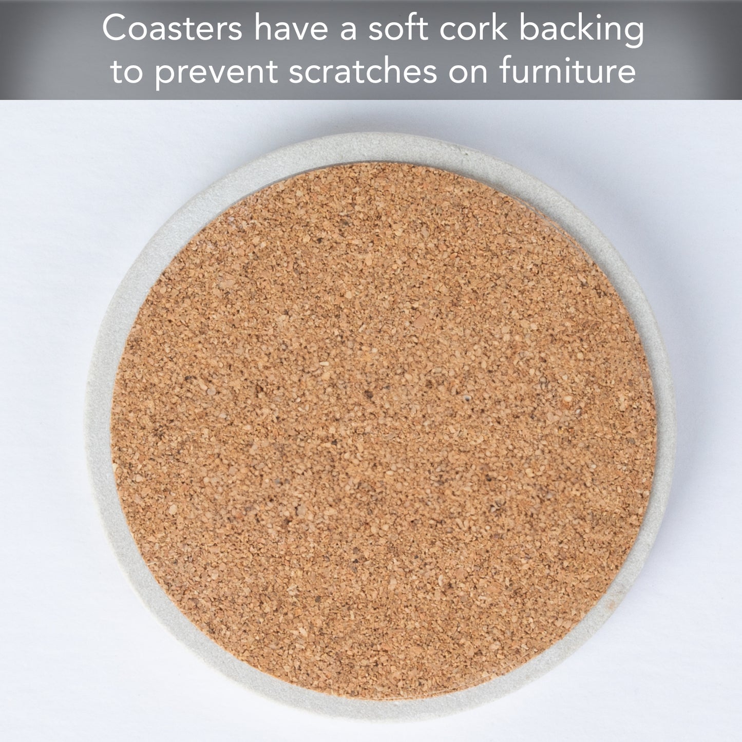 Bali Pebbles Single Natural Sandstone Coaster 4" Round Create Your Own Set