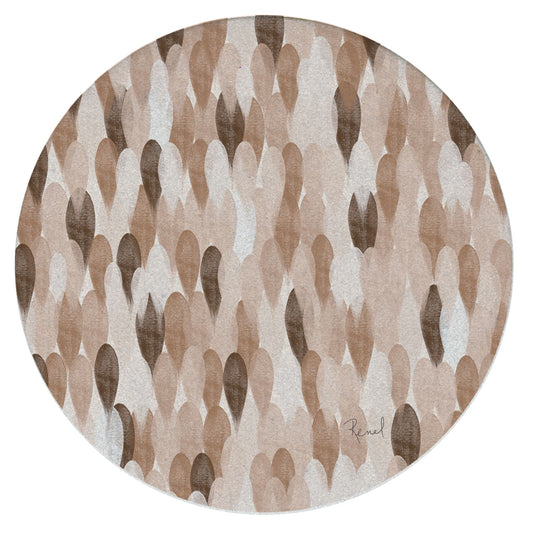 Neutral Blend Single Natural Sandstone Coaster 4" Round Create Your Own Set