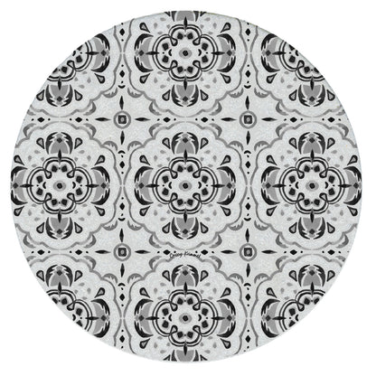 Tile Sketch Single Natural Sandstone Coaster 4" Round Create Your Own Set