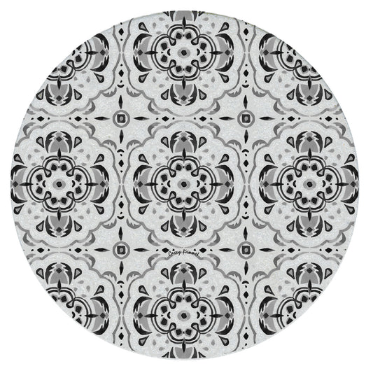 Tile Sketch Single Natural Sandstone Coaster 4" Round Create Your Own Set