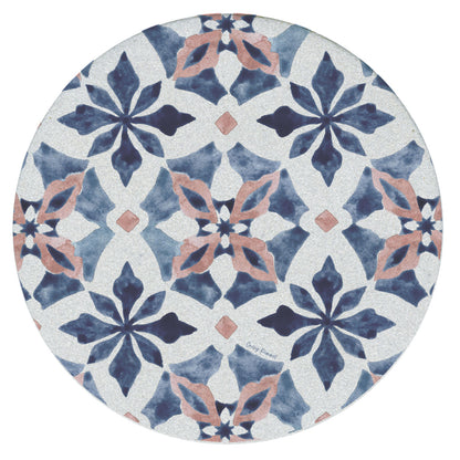 Watercolor Tile Single Natural Sandstone Coaster 4" Round Create Your Own Set
