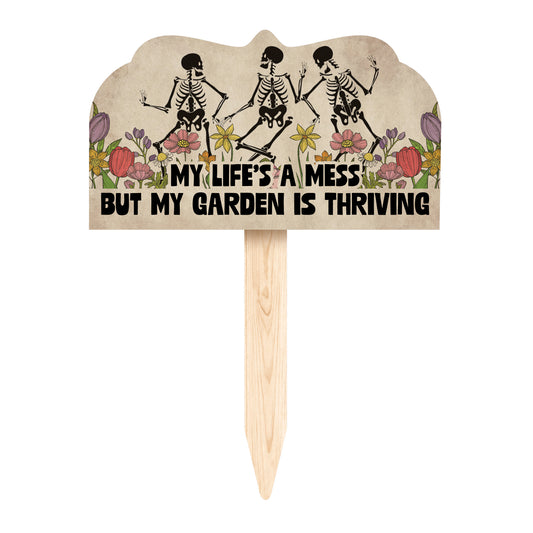 Garden is Thriving Decorative Shaped Garden Stake