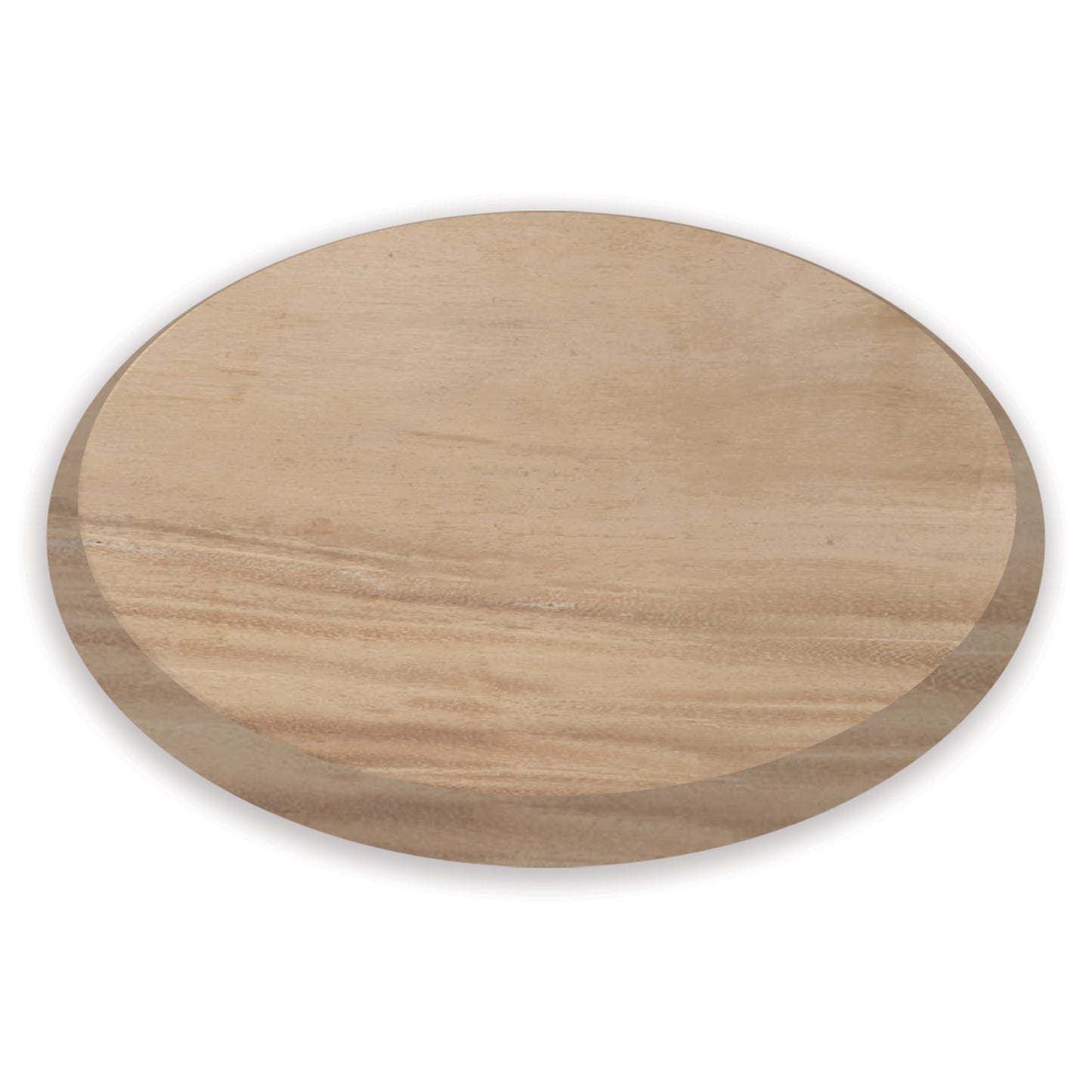 Natural Light Wood Lazy Susan Turntable 14" Diameter for Serving Kitchen Organization Condiment Caddy