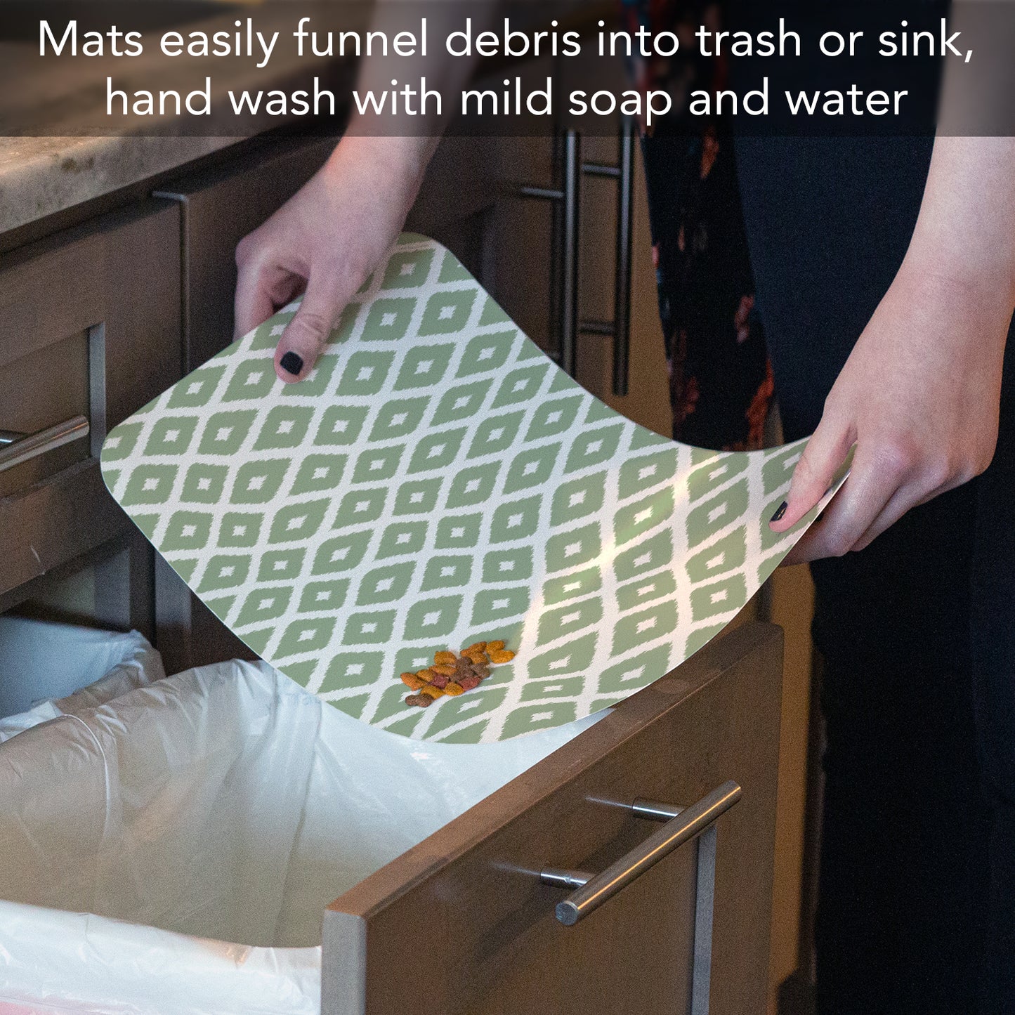 Ogee Easy Care Waterproof Pet Feeding Mat 17.13” x 11.25” Made in the USA