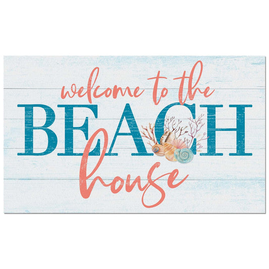 Counterart Beach House Indoor/Outdoor Entryway Welcome Mat Manufactured in The USA 29.5" by 17.75"