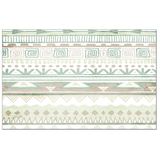CounterArt Southwest Watercolor 24 Premium Paper Placemats Made in The USA 17" x 11"