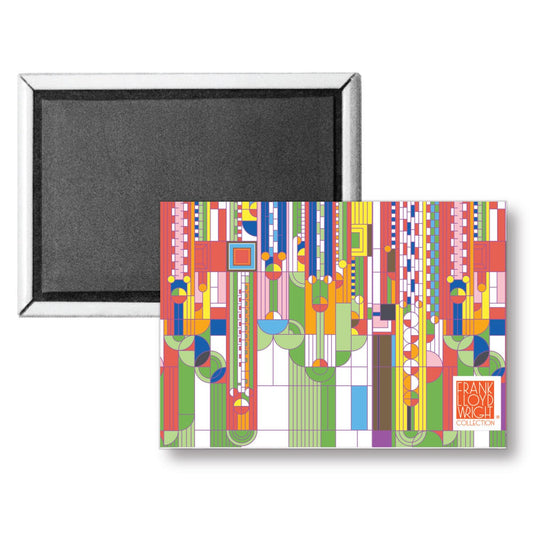 Saguaro Decorative Magnet Architectural Design by FLW Manufactured in The USA 3.5” x 2.5”