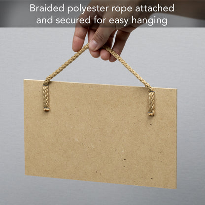 CounterArt I Googled My Symptoms Humorous Hanging Wood Wall Sign with Braided Rope Hanger 9.5" by 5.75" Made in the USA