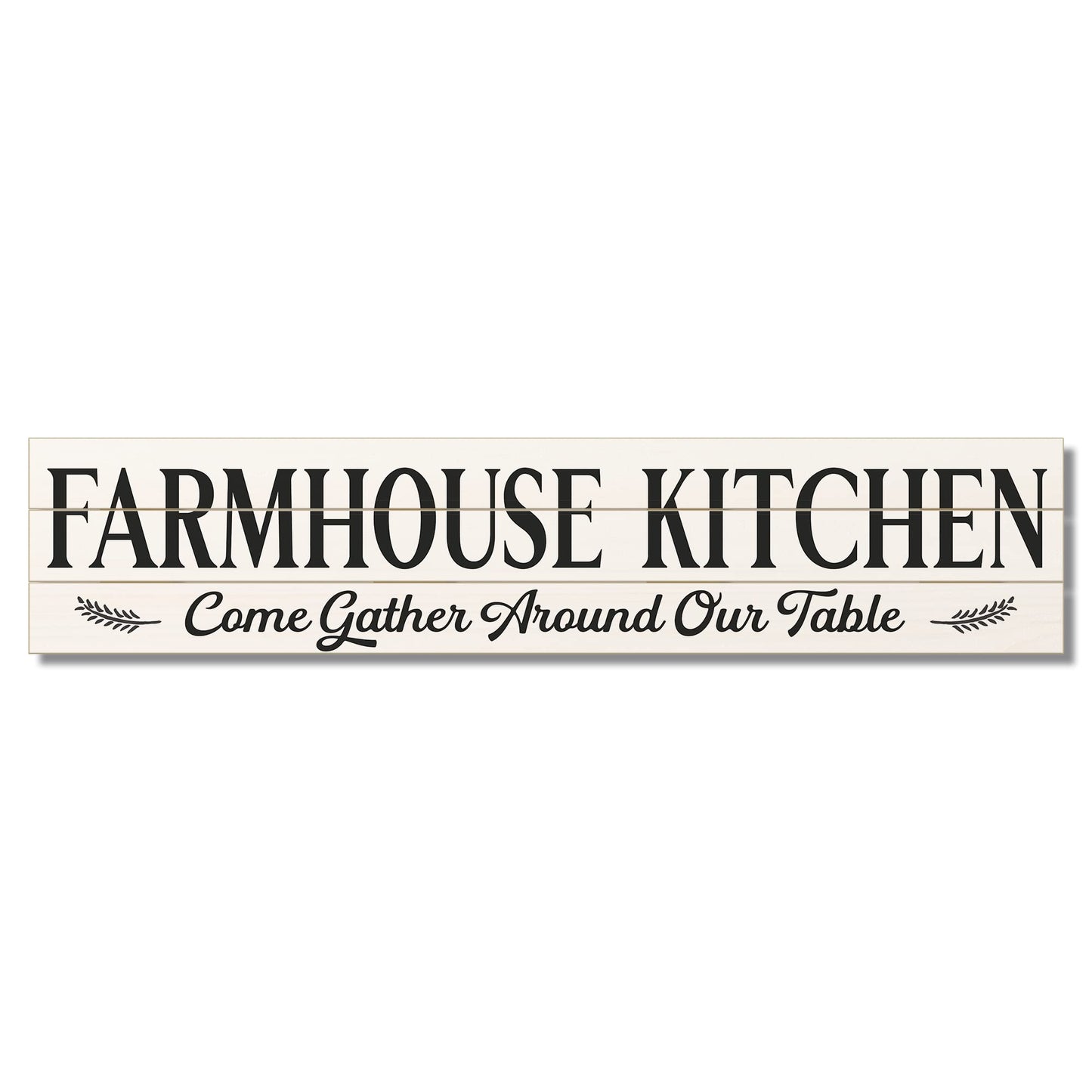 CounterArt Farmhouse Kitchen Horizontal Decorative Indoor/Outdoor Pallet Wood Sign 36" by 7.5" Made in the USA