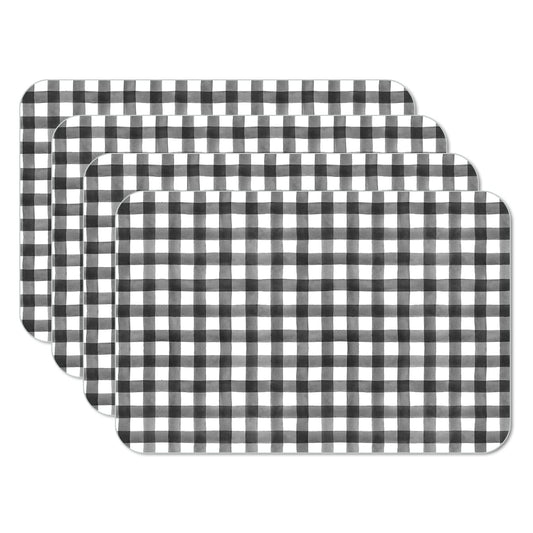 CounterArt Buffalo Trend 4 Pack Reversible Easy Care Flexible Placemats Made in the USA
