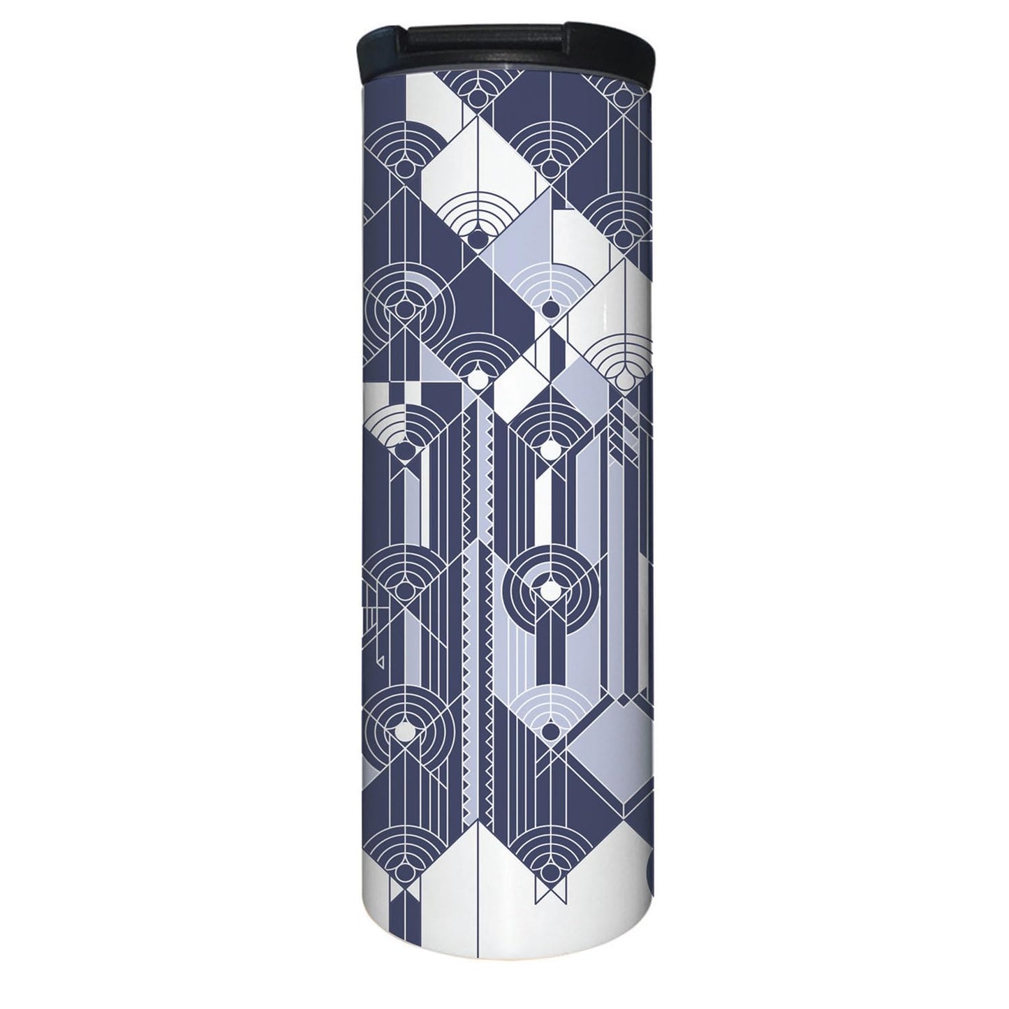 Highland Home April Showers Design fro F.L.W. Foundation on 17 Ounce Double Wall Insulated Stainless Steel Tumbler Manufactured in the USA
