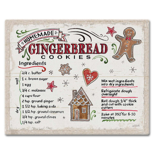 CounterArt Holiday Treats 3mm Tempered Glass Cutting Board 15" x 12" Manufactured in the USA