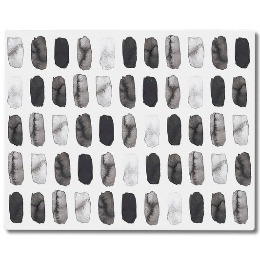 Thirstystone Paint Stripes 3mm Tempered Glass Cutting Board 10” x 8” Manufactured in the USA
