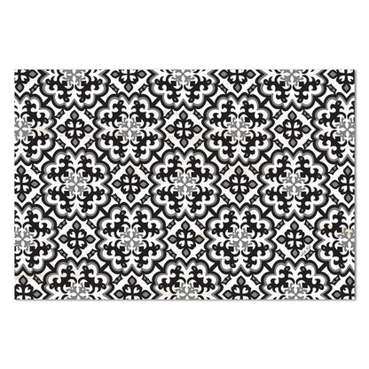 Highland Home Farm Chic Design Deco-Floormat, Decorative Mat, Designer Rug, Waterproof, Low Profile, Eco-Friendly Non Slip, Made in The USA