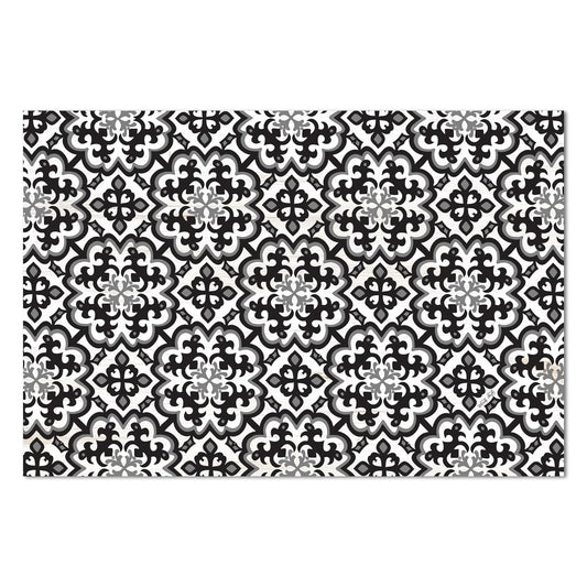 Highland Home Farm Chic Design Deco-Floormat, Decorative Mat, Designer Rug, Waterproof, Low Profile, Eco-Friendly Non Slip, Made in The USA