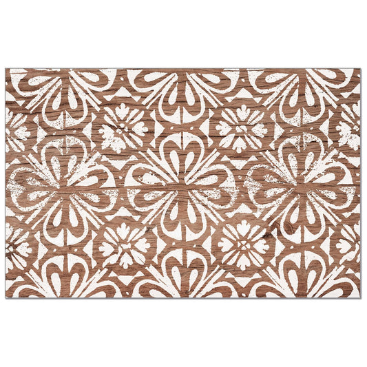 CounterArt Modern Farmhouse 24 Premium Paper Placemats in Resealable Poly-Bag Made in The USA 17" x 11"