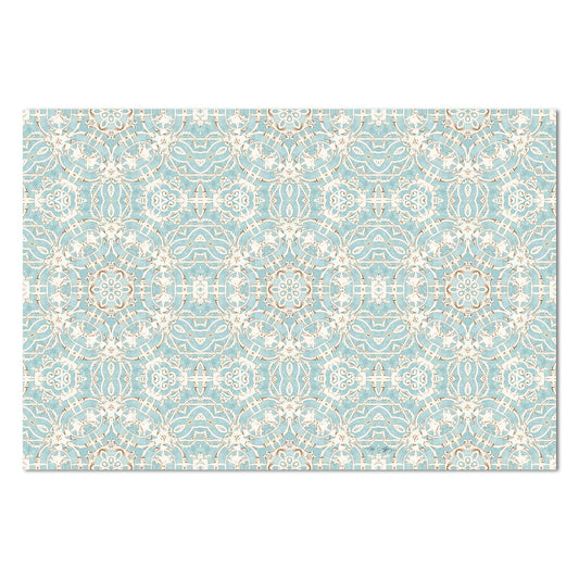 Highland Home Elegance Deco-Floormat, Decorative Mat, Designer Rug, Waterproof, Low Profile, Eco-Friendly Non Slip, Made in The USA