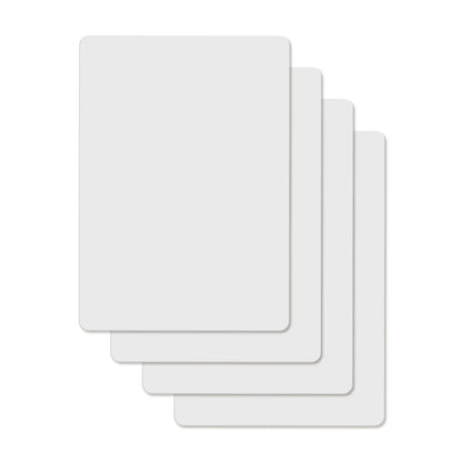 Cut N' Funnel 4 Pack Food Service Grade Heavy Gauge Flexible Cutting Board Mats 9” x 12” Made in the USA