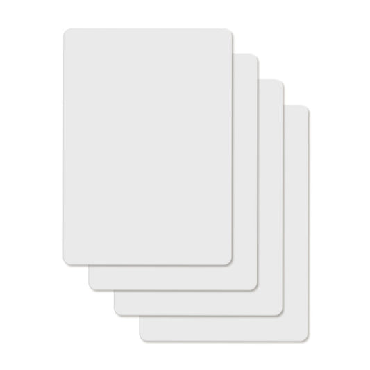 Cut N' Funnel 4 Pack Food Service Grade Heavy Gauge Flexible Cutting Board Mats 9” x 12” Made in the USA