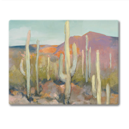 CounterArt High Desert 3mm Tempered Glass Cutting Board 10” x 8” Manufactured in the USA