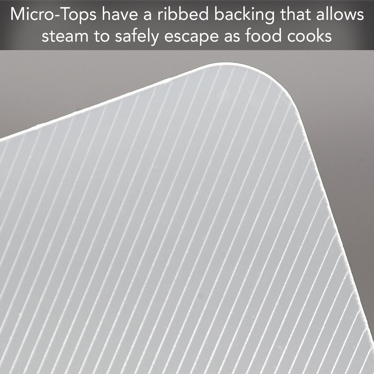 Micro Tops Square Splatter Guards Pack of 2 Assorted Sizes PA Free Plastic for the Microwave Oven, by Chop Chop
