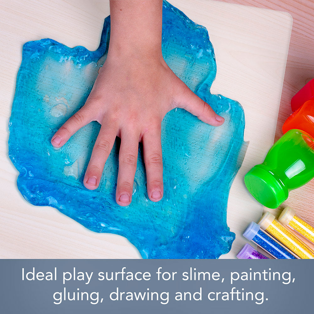 Cut N' Funnel Large Premium Protect It and Craft Mat 24" by 18" Made in the USA Non-slip Flexible Plastic