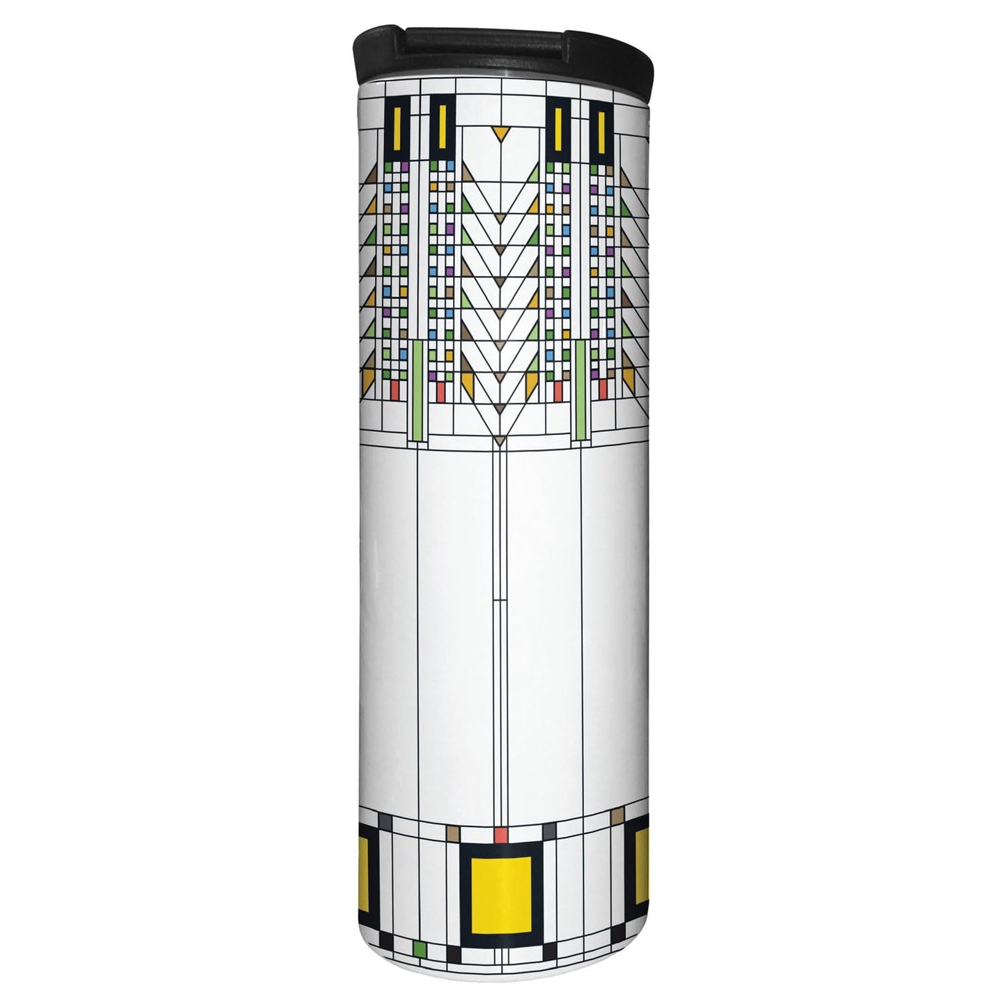 Highland Home Tree of Life Design by F.L.W. Foundation on 17 Ounce Double Wall Insulated Stainless Steel Tumbler Manufactured in the USA