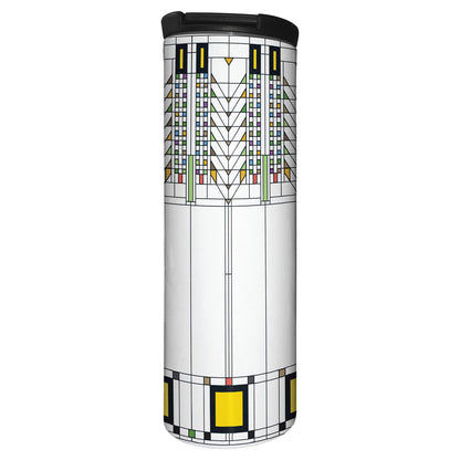 Highland Home Tree of Life Design by F.L.W. Foundation on 17 Ounce Double Wall Insulated Stainless Steel Tumbler Manufactured in the USA