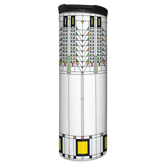 Highland Home Tree of Life Design by F.L.W. Foundation on 17 Ounce Double Wall Insulated Stainless Steel Tumbler Manufactured in the USA