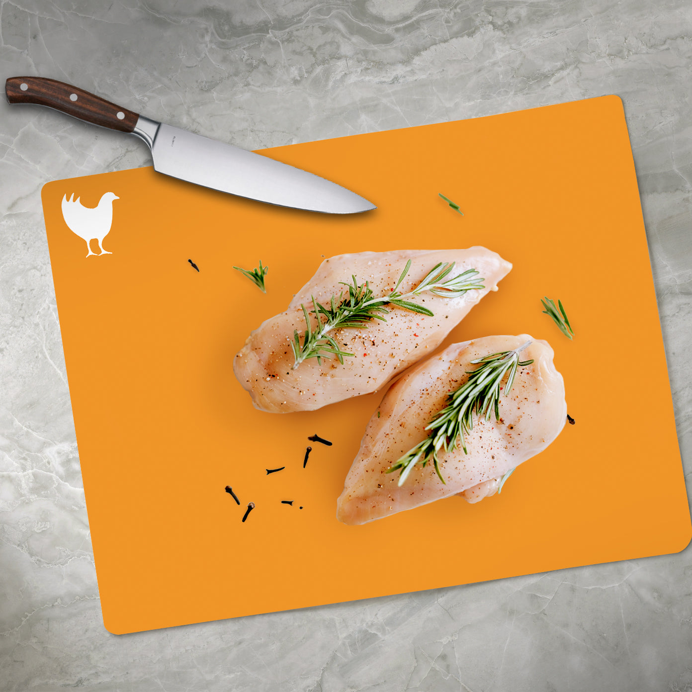 Cut N' Funnel Flexible Cutting Board Mats Set of 4, Assorted Colors, Made in the USA of BPA Free Food Grade Plastic, 11.5” x 15”
