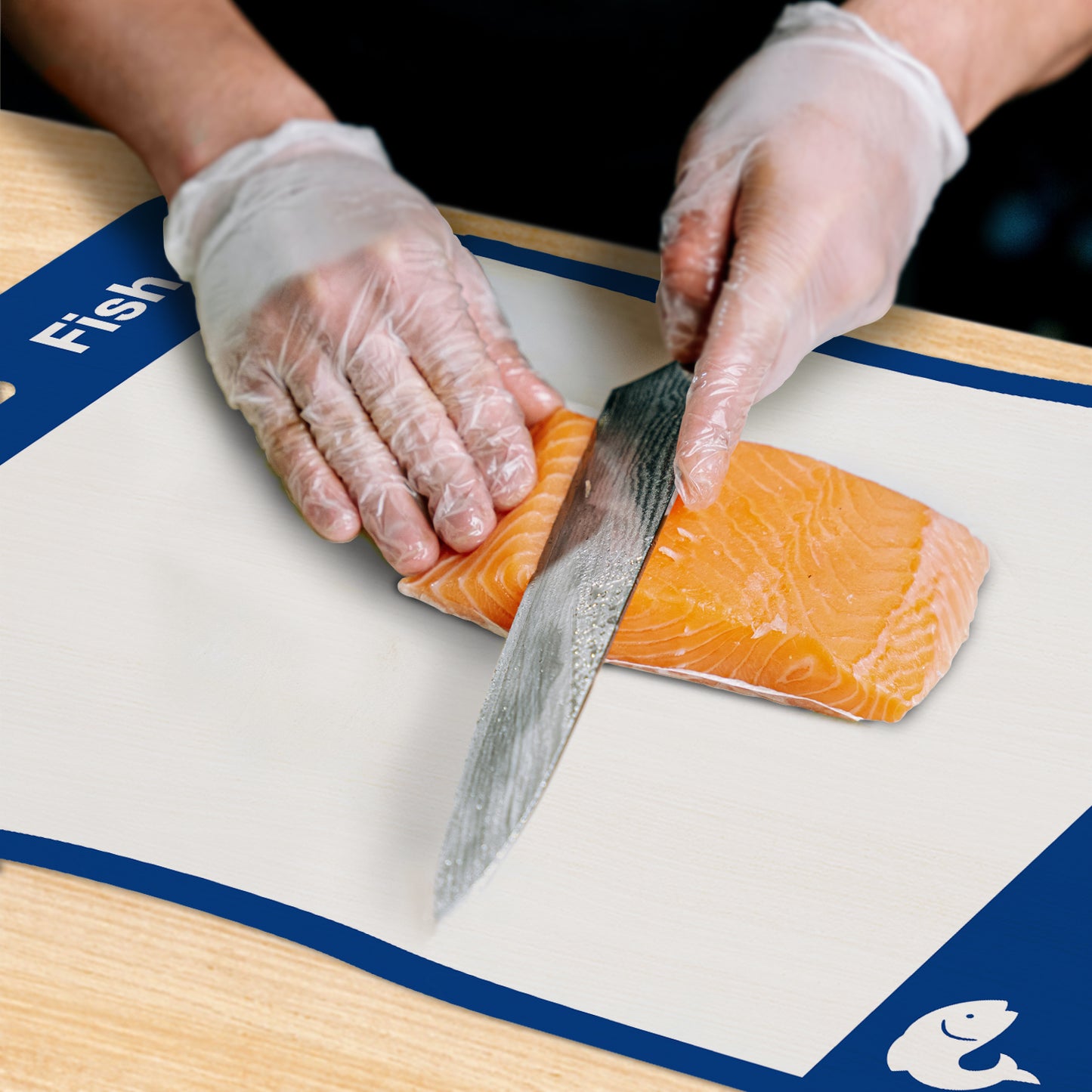 Cut N' Funnel Multi-Color Flexible Plastic Cutting Board Mats 4 Pack Made in the USA Colored Coded, BPA Free, 16” x 12”