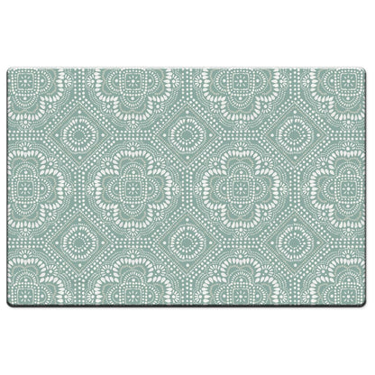 Highland Home Pattern Study 30” x 20” Decorative Vinyl Comfort Floor Mat Manufactured in The USA, Waterproof, Easy to Clean