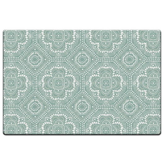 Highland Home Pattern Study 30” x 20” Decorative Vinyl Comfort Floor Mat Manufactured in The USA, Waterproof, Easy to Clean