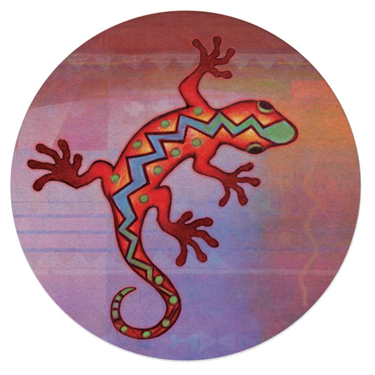 Thirstystone Gecko Natural Sandstone Coaster 4 Pack Eco-Friendly, Absorbent, Easily Wipes Clean
