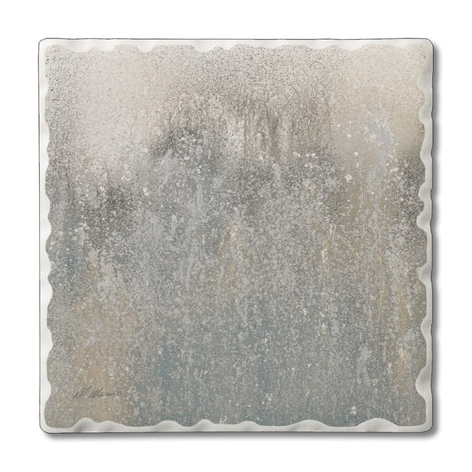 Thirstystone Soaring Dawn Single Tumbled Tile Stone Coaster with Protective Cork Backing Manufactured in The USA 4" Square, Colorful, Artistic, Easily Wipes Clean