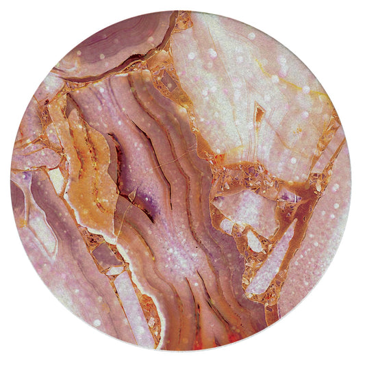 Thirstystone Coral Agate Natural Sandstone Coaster 4 Pack Eco-Friendly, Absorbent, Easily Wipes Clean