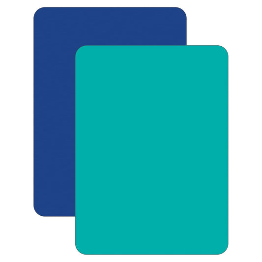 Cut N’ Funnel Blue Caraco 2 Pack Thick Multicolor Plastic Cutting Board Mats Made in the USA BPA & PVC Free Plastic