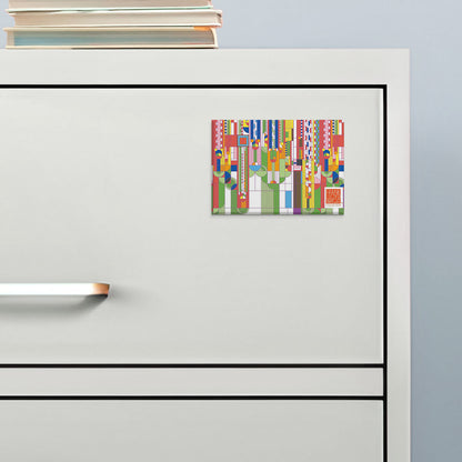 Frank Lloyd Wright's Saguaro Decorative Magnet Manufactured in the USA 3.5” x 2.5”