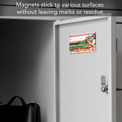 Frank Lloyd Wright's Hillside Curtain Decorative Magnet Manufactured in the USA
