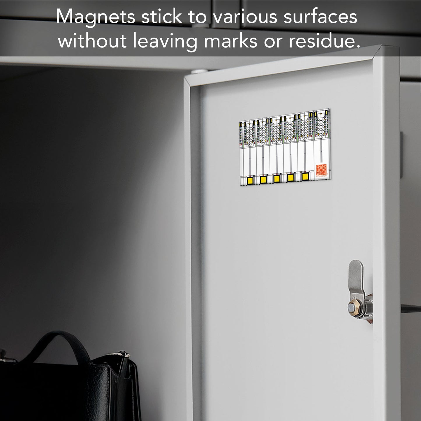 Frank Lloyd Wright's Tree of Life Decorative Magnet Manufactured in the USA 3.5” x 2.5”