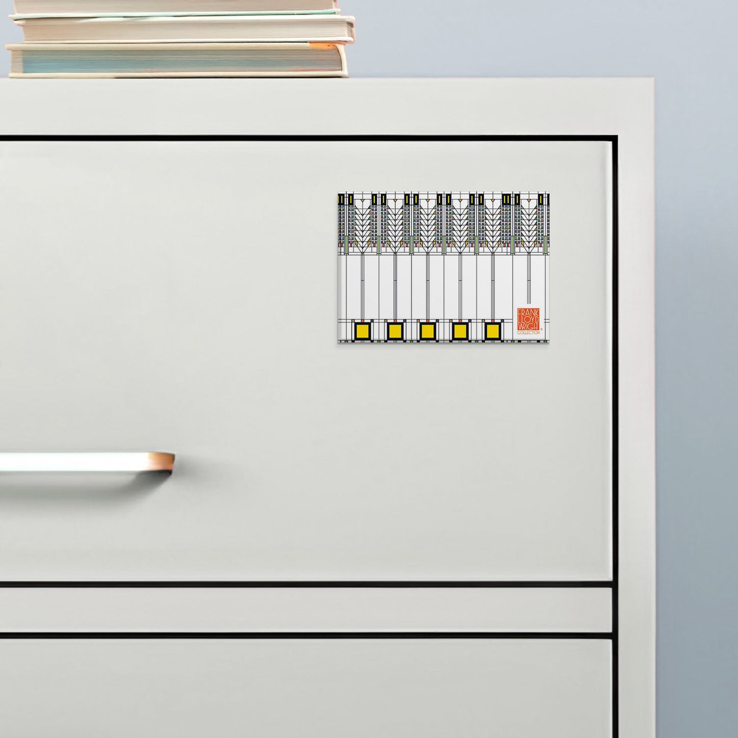 Frank Lloyd Wright's Tree of Life Decorative Magnet Manufactured in the USA 3.5” x 2.5”