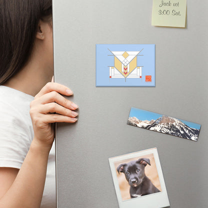 Frank Lloyd Wright's Lake Geneva Architectural Magnet Manufactured in the USA 3.5” x 2.5”