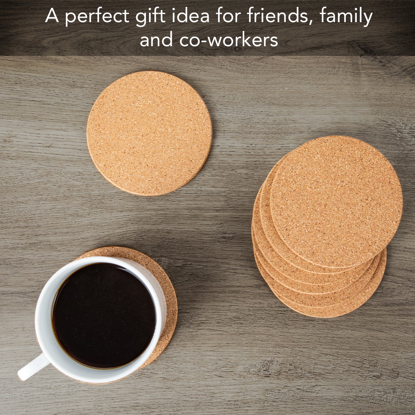 Thirstystone Coasters - Cork Set of 8