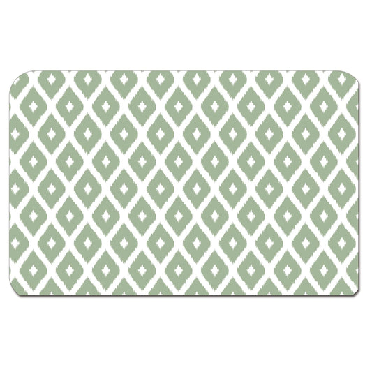 CounterArt Ogee Easy Care Waterproof Pet Feeding Mat 17.13” x 11.25” Made in The USA of BPA Free Plastic, Safe for Pets, Protects Floors from Scratches Stains & Spills