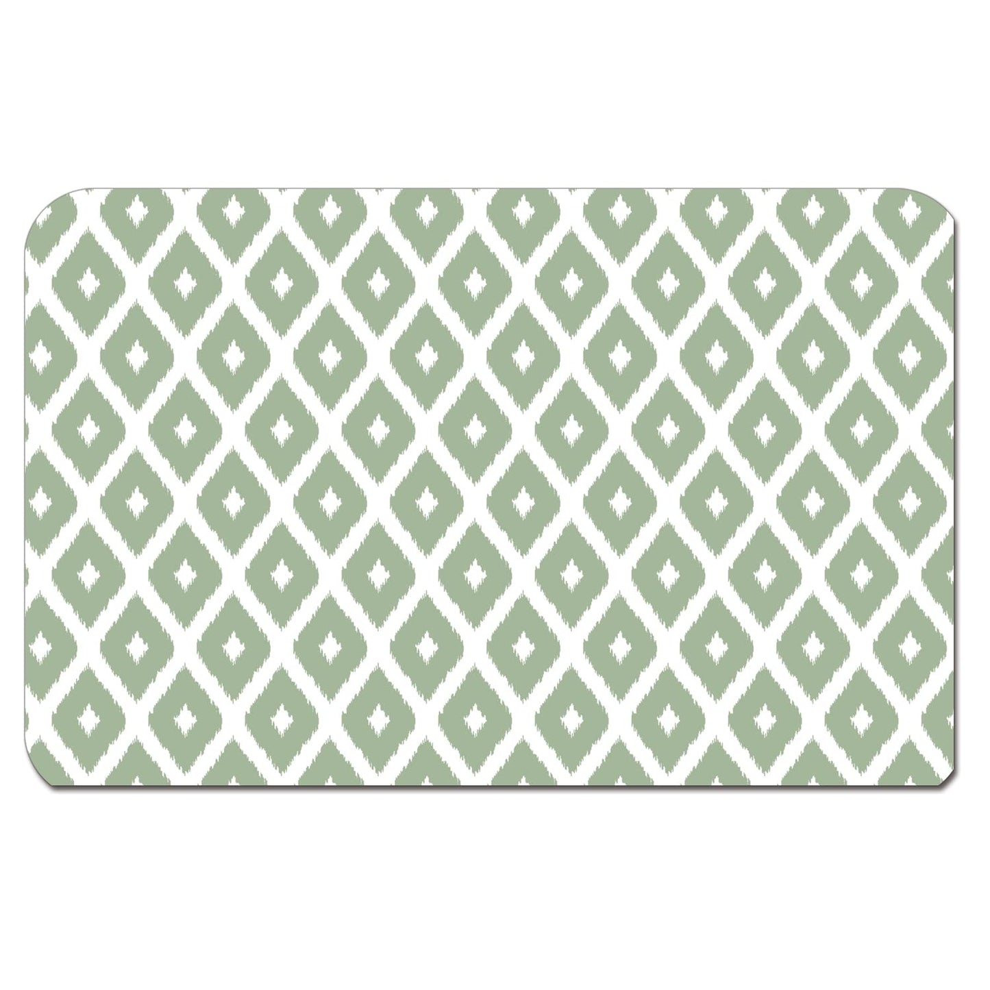 CounterArt Ogee Easy Care Waterproof Pet Feeding Mat 17.13” x 11.25” Made in The USA of BPA Free Plastic, Safe for Pets, Protects Floors from Scratches Stains & Spills