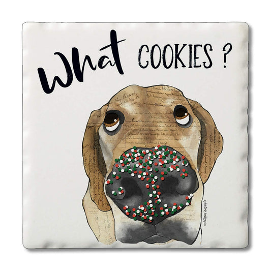 Thirstystone What Cookies Dog Single Tumbled Tile Coaster Manufactured in The USA Adorable, Create Your Own Collection