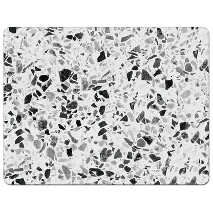 Cut N' Funnel Terrazzo Designer Flexible Plastic Cutting Board Mat 15" x 11.5", Made in the USA, Decorative, Flexible, Easy to Clean